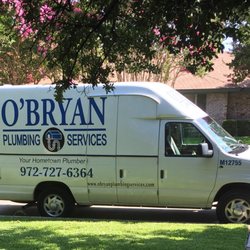 O'Bryan Plumbing Van in Plano TX